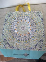 Brand NEW Reusable Tote Bag Multicolor Flowered From St Joseph’s Indian School