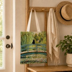 Aesthetic Canvas Tote Bag, Reusable Grocery Shoulder Shopping Bags, Stylish R…