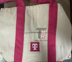 T-MOBILE TUESDAYS NEW Mini Canvas Tote- with pink accent