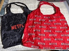 Lot Of Two Reusable Shopping Bags Logo Good Condition Packable Chicobag Gemline￼