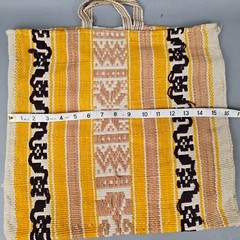 Vintage Retro Jute Tote Market Shopping Bag 15″ x 16″