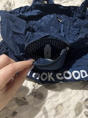 Sperry Navy Blue Reusable Tote Bag Made Of Recycled Plastic Bottles Pair Of 2