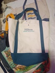 Huge Canvas Bag Tote Bag Shopping Bag Lot Nike Barnes & Noble Trader Joe’s