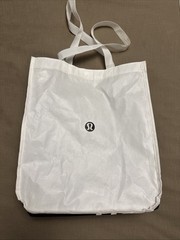 Lululemon Large Shopping Bag Black/White Large 16″x14″x6″