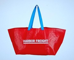 2 Harbor Freight Reusable Shopping Packing Bag XXL 21½ x 14 x 13¾ 19 Gal 55 Lbs