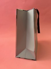 Tom Ford Reusable Shopping Paper Bag Gift Silver 10″ x 8.5″ x 4.5″