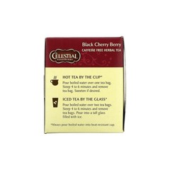 Celestial Seasonings Black Cherry Berry Tea Bags, 20 20 Count (Pack of 2)