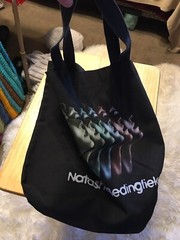 New Natasha Bedingfield Black Canvas Tote Two Strap 2008 Tour