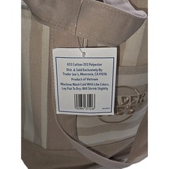 Trader Joes Striped Tote