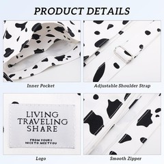 Canvas Tote Bag for Women – Crossbody, Shoulder, Travel & Beach Bag