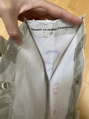 2x LULULEMON TEAM CANADA Beige Reusable Shopping Gym Lunch Bag Large AND Small