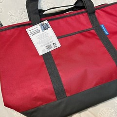 Sam’s Club Cooler Tote 25×17 Insulated Shopping Bag Shopper ORANGE BLUE RARE NEW
