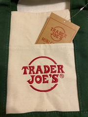 Trader Joe’s Red & Green Set: Mini Canvas Tote + Micro Tote & Grocery Bag – 6 pc