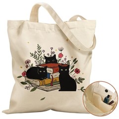 Aesthetic Tote Bag – with Magnetic Buckle and Zipper Inner Pocket for Lady Cl…