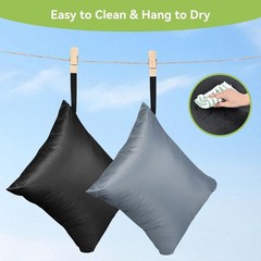 2Pcs Exlarge Wet Bag 24×32 inch Reusable Waterproof Wet Dry Bag with Zipper H…
