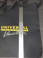 Universal Resorts Vacations Reusable Thick Bag Black