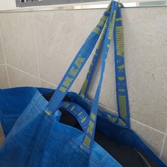 IKEA Frakta Large 19-Gallon Shopping Bag Blue Sturdy Laundry Grocery