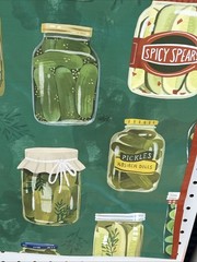 Marshals Reusable Pickle Jar Tote Bag Green Grocery Bag Large 1 Bag New With Tag