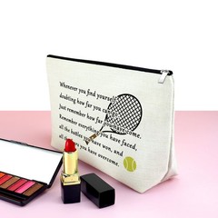 Tennis Gift Makeup Bag Inspirational Gifts for Player Birthday 940_NO1