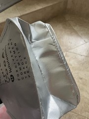 Lululemon – RARE Metallic Silver “THIS IS YOGA” Small Shopping Tote Bag – Flaw