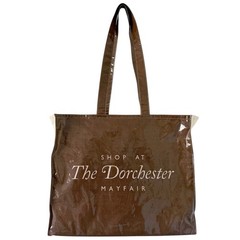Vintage The Dorchester Hotel Mayfair London Shiny Tote Shopping Bag Reusable