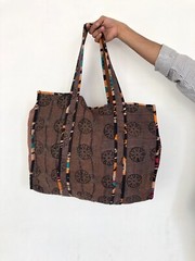 10 Pcs Assorted Vintage Kantha Shoulder Tote Bags | Shopping Bags