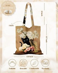 Cloth Tote Bag for Women – Reble Tote with Poet & Bule