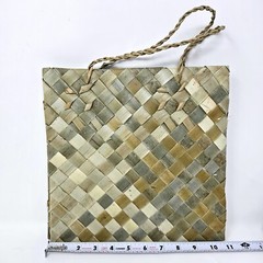 Handmade Bayong Eco-Friendly Reusable Shopping Bag Made of Pandan Leaves BOHO