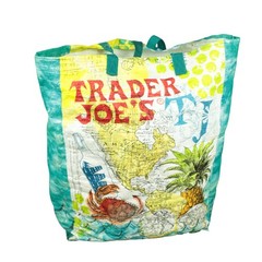 Trader Joe’s Culinary World Traveler reusable Shopping Bag Rare Retired Tote