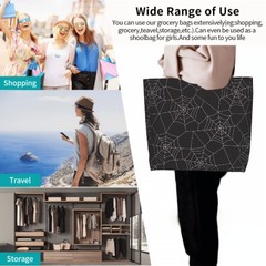 Large Reusable EcoFriendly Shoulder Handbag Portable Storage Shopping Tote