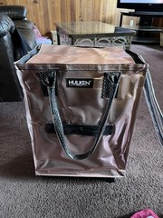 Effortless Medium Silver Shopping Trolley with Wheels – Unbreakable Handles