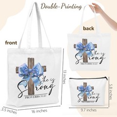 Christian Gifts for Women, Girls Preppy 16.3″ x 3.5″ x 13″, Christianbow12