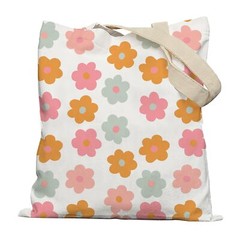 Aesthetic Tote Bag Floral Tote Bag Danish Pastel Flower Canvas Tote Bags for …