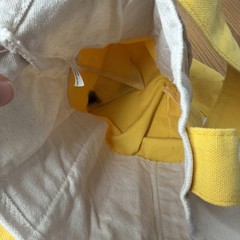 Trader Joe’s Micro Tote Reusable Grocery Bag Yellow Small