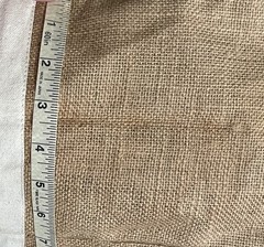 Vintage Fenton Glass Rare Reusable Shopping Bag Jute Canvas Antique Large Tote