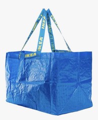 IKEA LARGE BLUE BAG Shopping Grocery Laundry Storage Bags Tote Strong FRAKTA