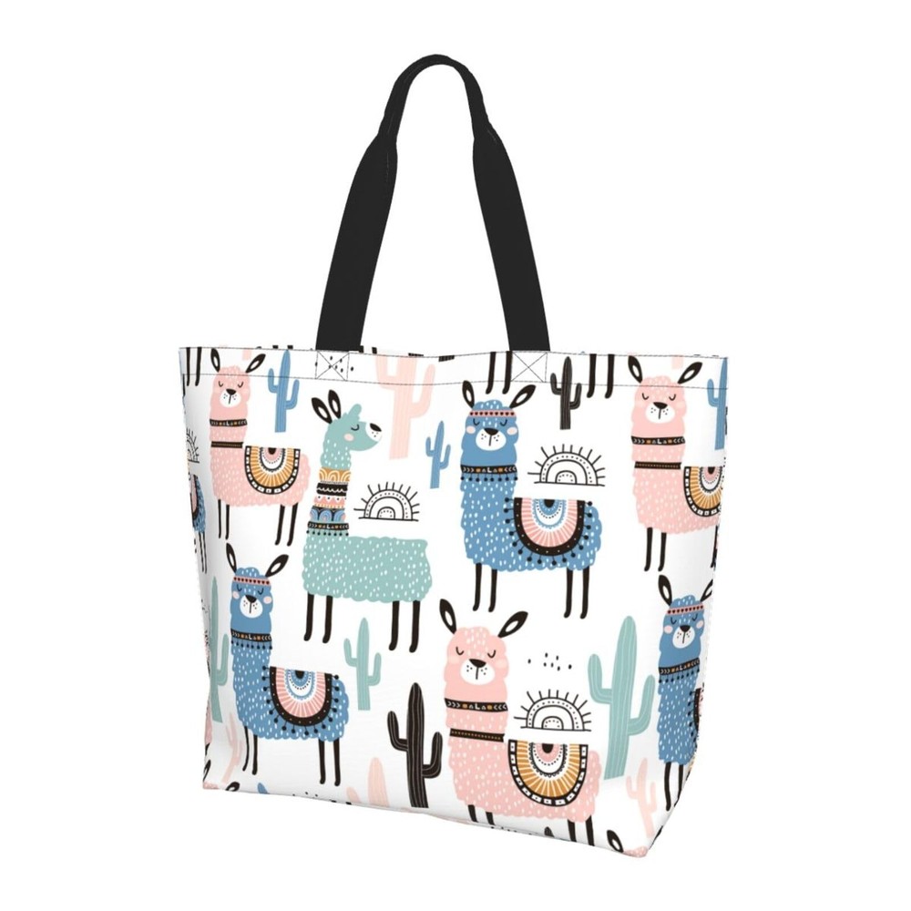 Large Beach Tote Bag Women Reusable Grocery Handbag Travel Shopping Casual