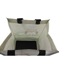 Combo Set Laminated XL and Mini Woven Reusable Grocery Shopping Bags