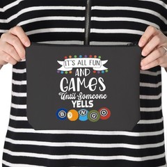 TSOTMO Funny Player Gift It’s All Fun And Games Until Someone Yells Bag Beige