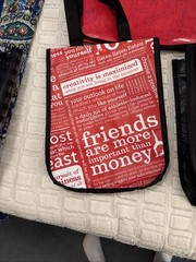 Lululemon Shopping Bags Lot of 4 Red White Black EUC