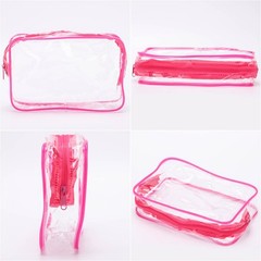 Tbestmax 10 Pcs Clear Cosmetic Bags Small Makeup Middle, Medium – 5 Colors