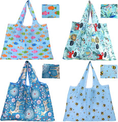 Extra Large 50Lbs Foldable Reusable Shopping Bags Kitchen Reusable