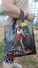 Set new popular Shopping Bags with Handles Ukrainian theme 2022/2023 – 8 pcs.
