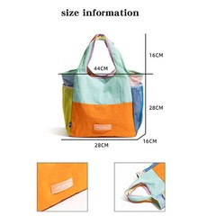 Reusable Nylon Foldable Shopping Bag Beach Bag Handbag Tote Grocery Storage Bags