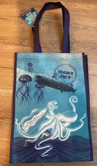 2 NEW Trader Joe’s Market Reusable Bag Ocean Clown Fish Tote Grocery Shopper