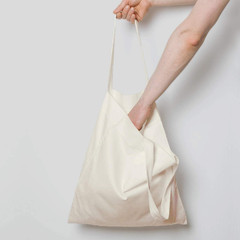 NPBAG 5 | 15 | 25 | 50 Pack 15” X 16” Natural Cotton Tote Bags, Lightweight Bl