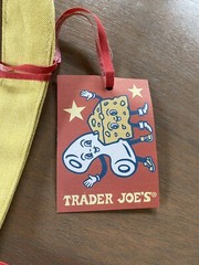 Trader Joe’s Bag Cheese Adventures Reusable Canvas Cotton Tote 13.5×18.5 Cheesy!