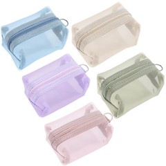 GORGECRAFT 5Pcs 5 Colors Portable Square Mesh 4.1 x 2.2 x 2.83 inch, Colorful