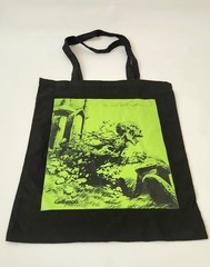 Rare Autographed Signed Bernie Wrightson Tote Bag – Zombie Graphic Print
