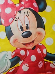 Minnie Mouse Reusable Shopping Tote Bag Size 3x12x13″ Disney